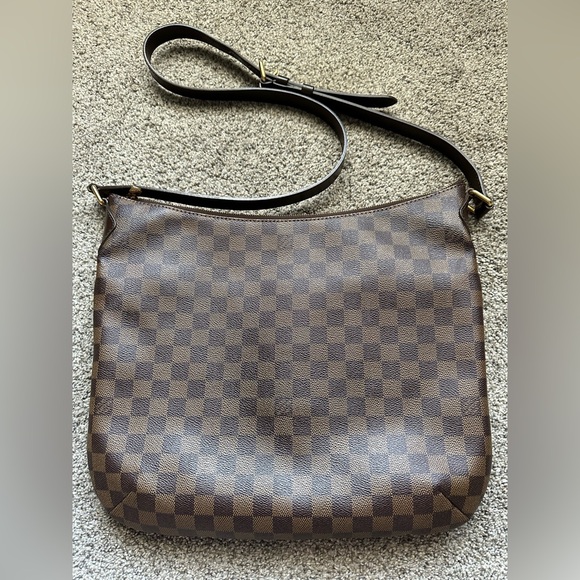 Authentic Louis Vuitton Damier Ebene Bloomsbury GM Large Crossbody Bag RETIRED - Picture 5 of 14